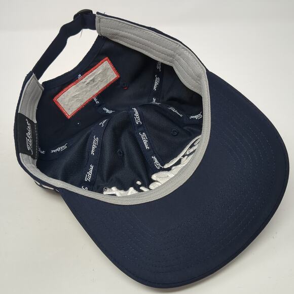 Titleist Slideback Hat Blue One Size Embroidered FJ Pro V1 Outdoor - Picture 7 of 10
